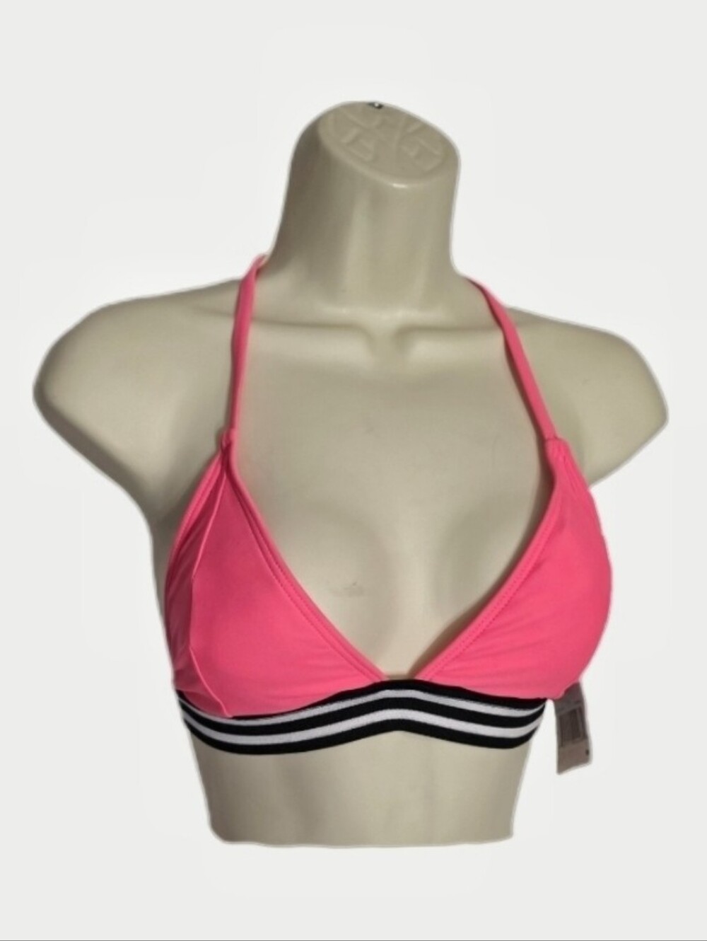 Route 101 Sport Bikini Top Neon Pink Triangle Pink Size M